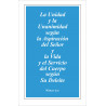 Unidad y la unanimidad según la aspiración del Señor y la vida y el servicio del Cuerpo según Su deleite, La