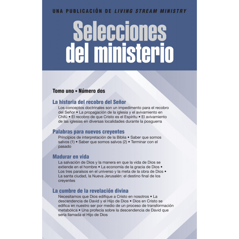Selecciones del ministerio, tomo 01, número 02