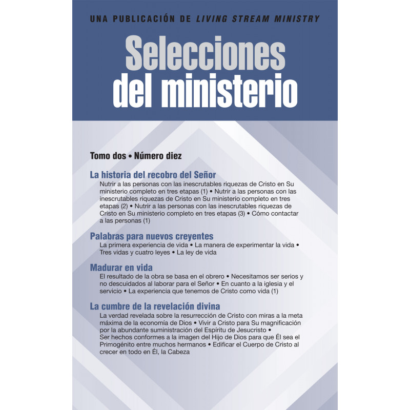 Selecciones del ministerio, tomo 02, número 10