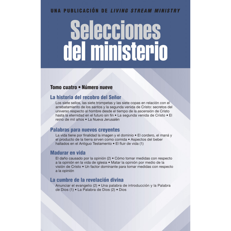 Selecciones del ministerio, tomo 04, número 09