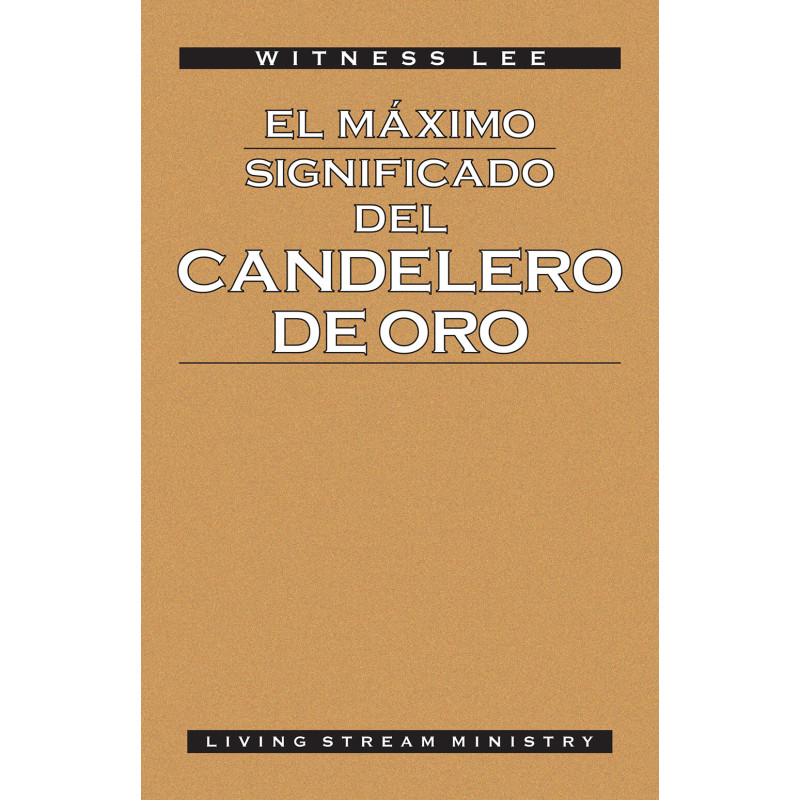 Significado del candelero de oro, El