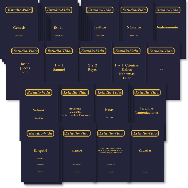 Estudio-vida del Antiguo Testamento (juego de 37 tomos)