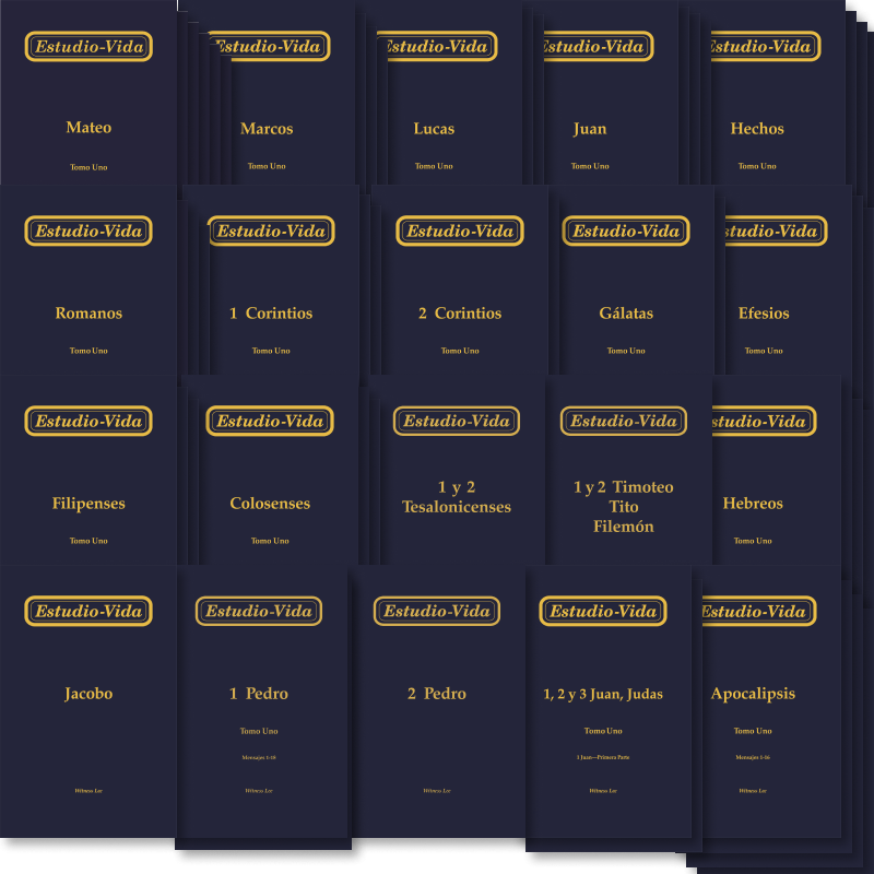 Estudio-vida del Nuevo Testamento (juego de 57 tomos)