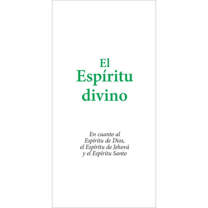 Espíritu divino, El (volante) (Paquete de 10)