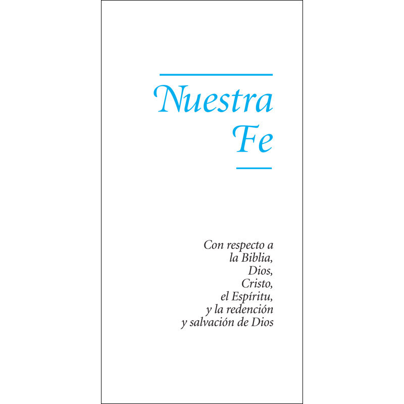 Nuestra fe (volante) (Paquete de 10)