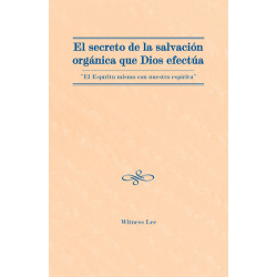 Secreto de la salvación orgánica que Dios efectúa: "El Espíritu mismo con nuestro espíritu," El