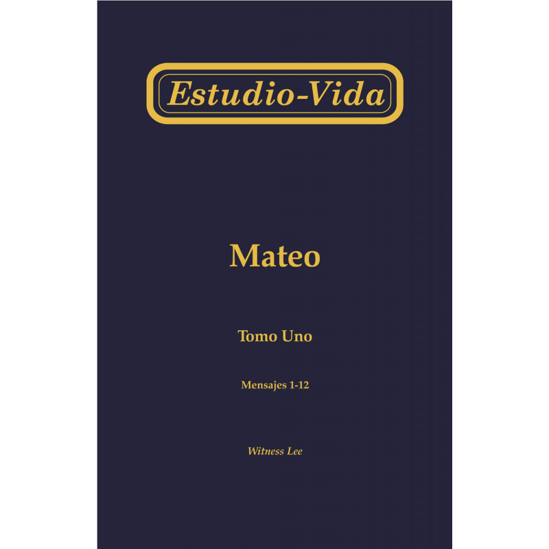 Estudio-vida de Mateo, tomo 1 (1-12)