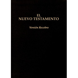 Nuevo Testamento, Versión Recobro (Tapa dura, 8 3/4" x 5 3/4", negro, con notas)