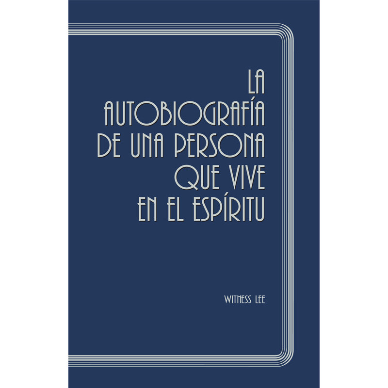 Autobiografía de una persona que vive en el espíritu, La