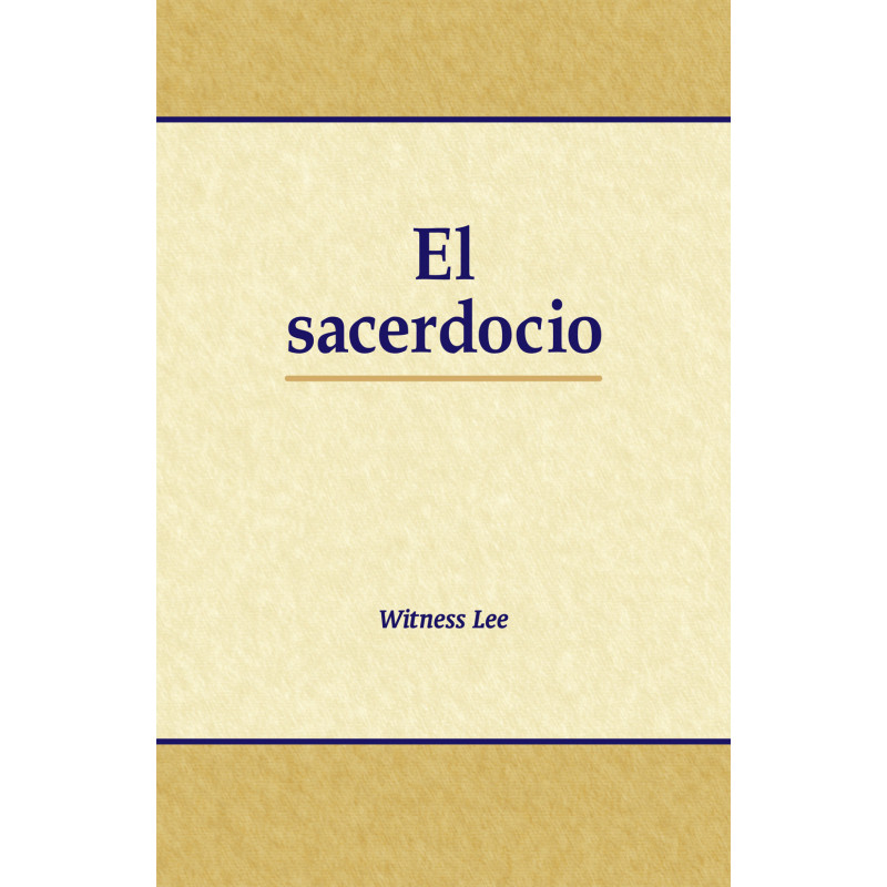 Sacerdocio, El